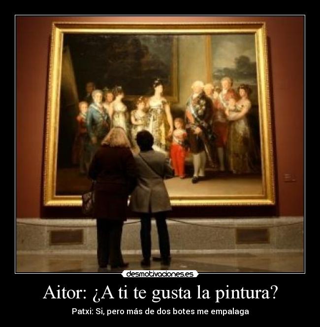 Aitor: ¿A ti te gusta la pintura? - 