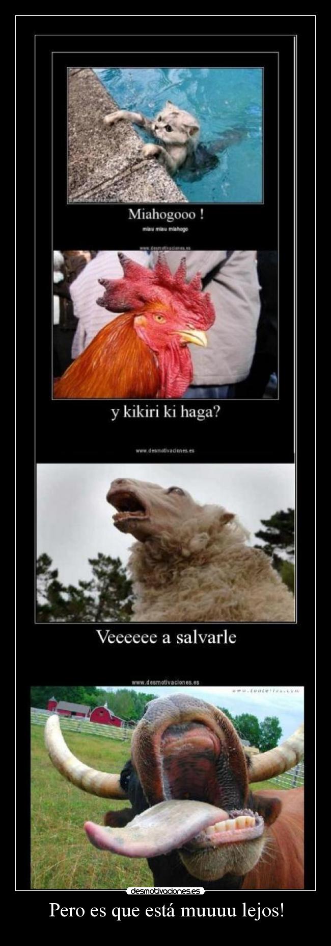 Pero es que está muuuu lejos! -