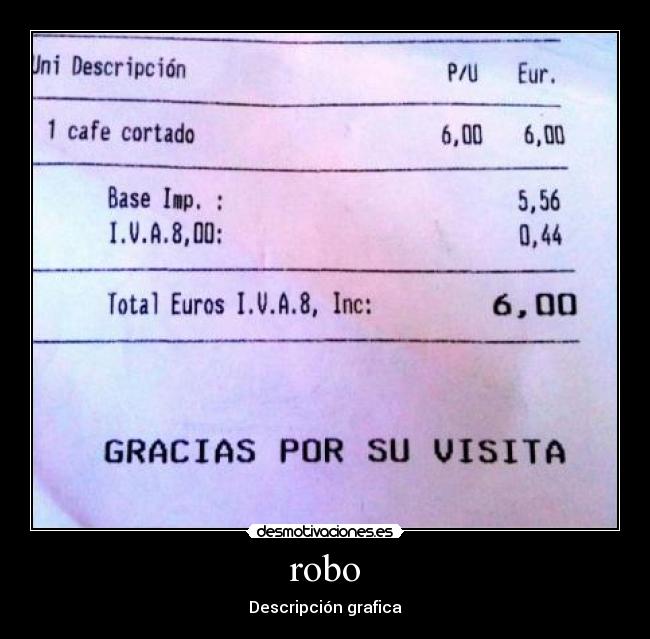 robo - Descripción grafica