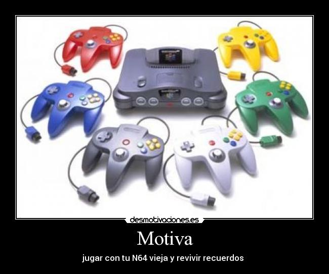 Motiva - jugar con tu N64 vieja y revivir recuerdos