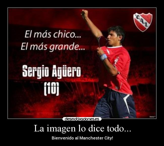 La imagen lo dice todo... - Bienvenido al Manchester City!