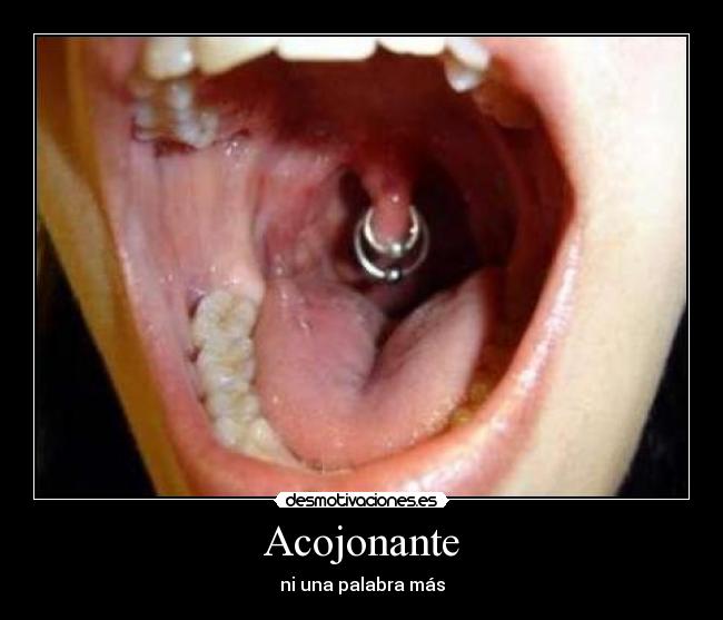 Acojonante - ni una palabra más