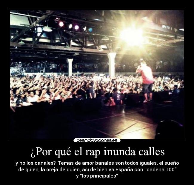 carteles rap desmotivaciones