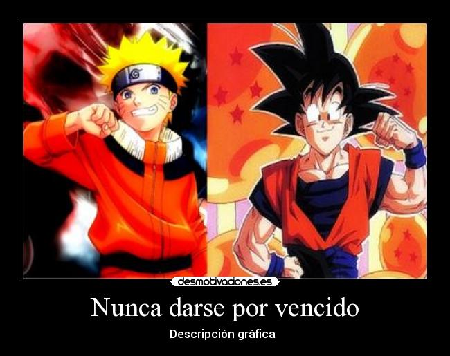 Nunca darse por vencido - Descripción gráfica