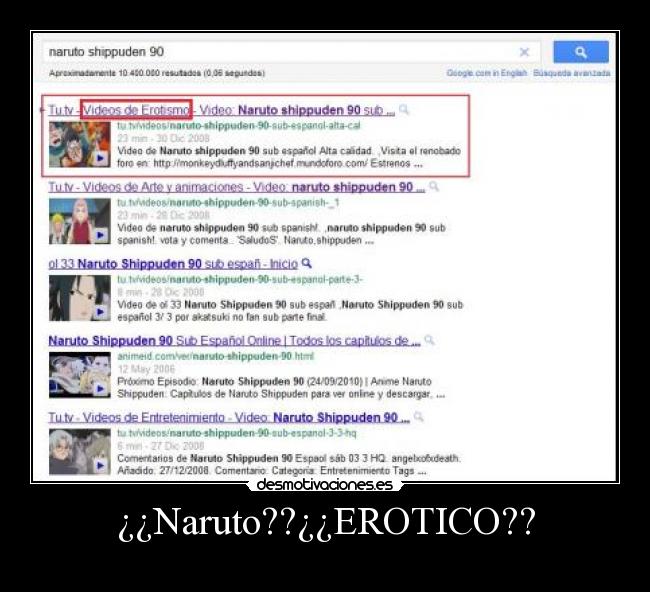 ¿¿Naruto??¿¿EROTICO?? -