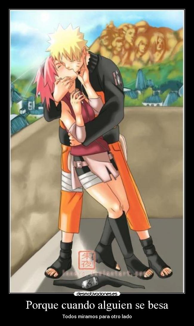 Porque cuando alguien se besa - Todos miramos para otro lado