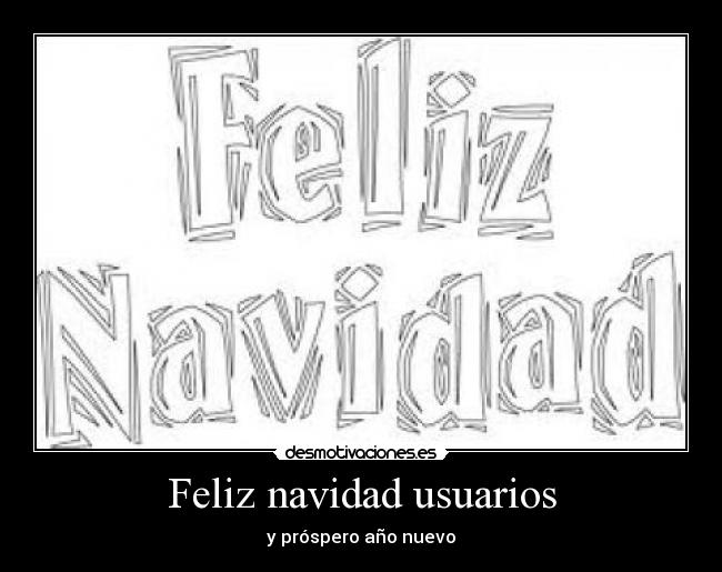 Feliz navidad usuarios - 