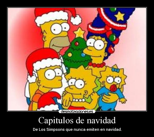 Capitulos de navidad - De Los Simpsons que nunca emiten en navidad.