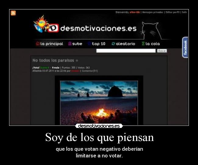 Soy de los que piensan - 