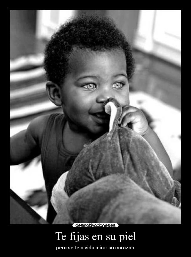 Te fijas en su piel - 