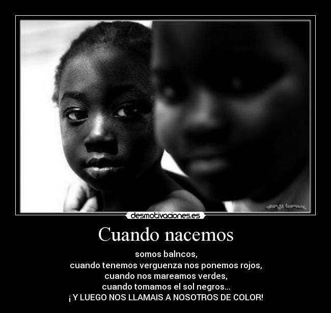 Cuando nacemos - 