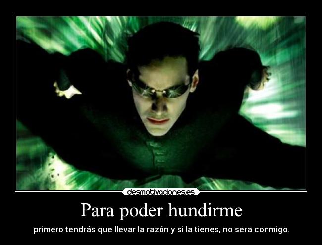 Para poder hundirme - 