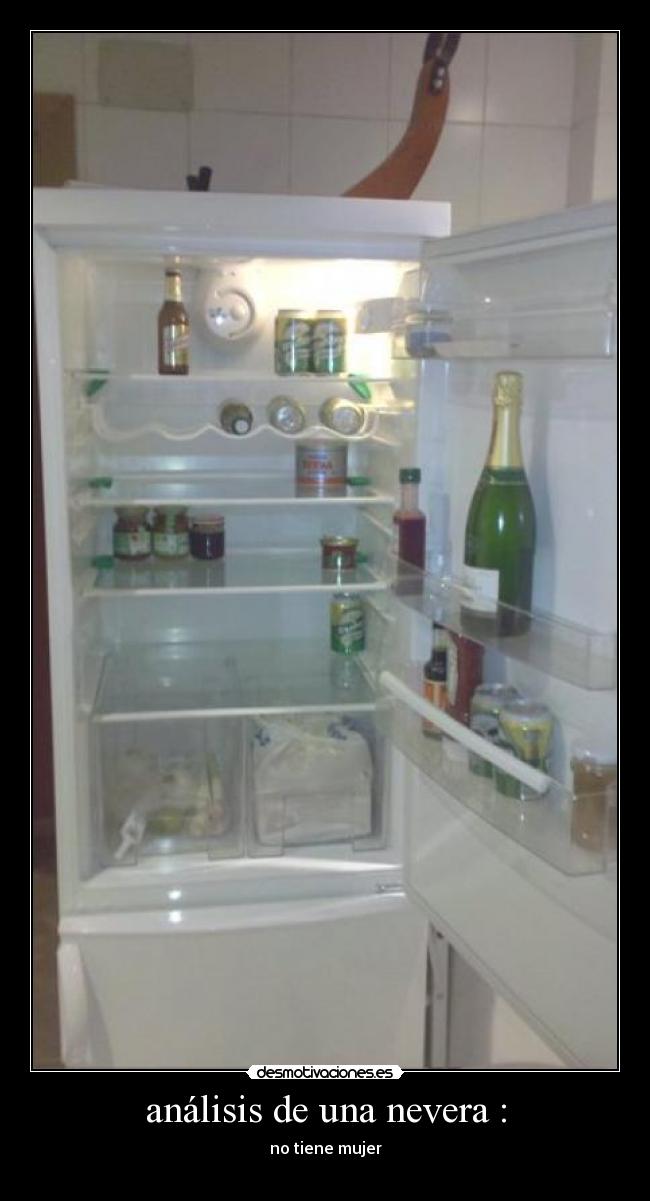 análisis de una nevera : -