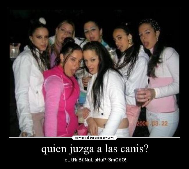 quien juzga a las canis? -