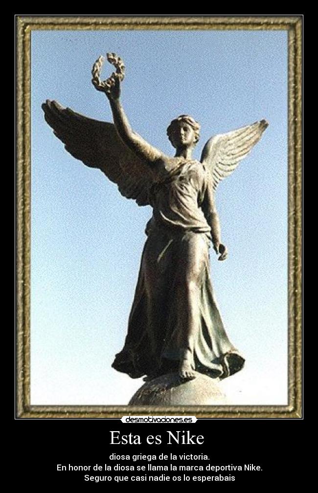 Esta es Nike -
