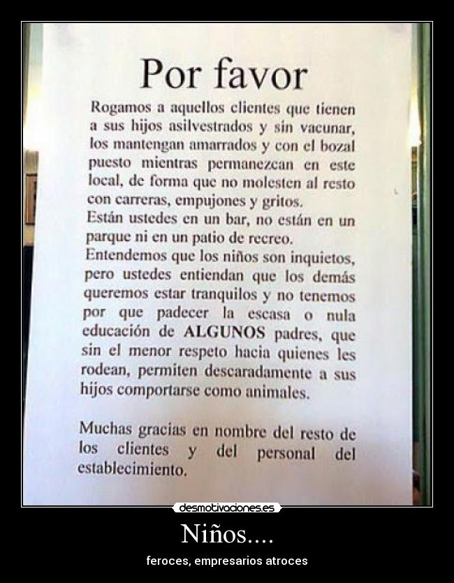 Niños.... -