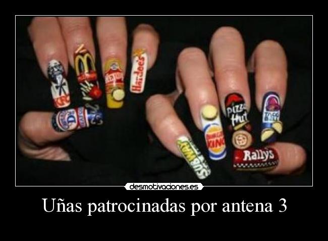 Uñas patrocinadas por antena 3 -