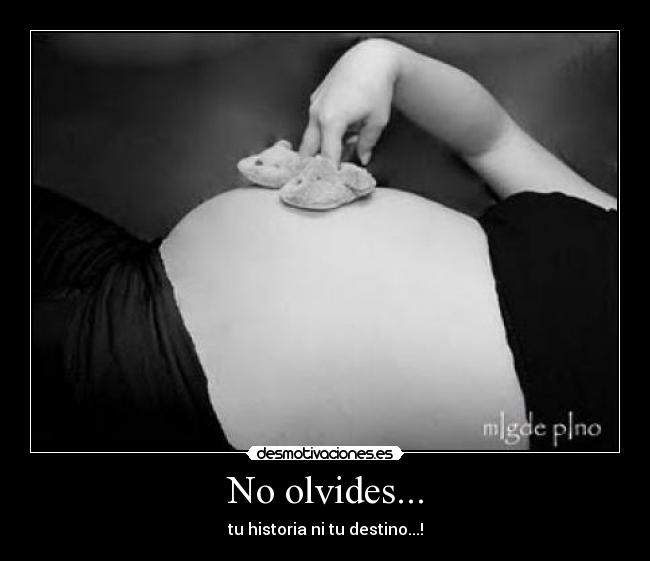 No olvides... - 