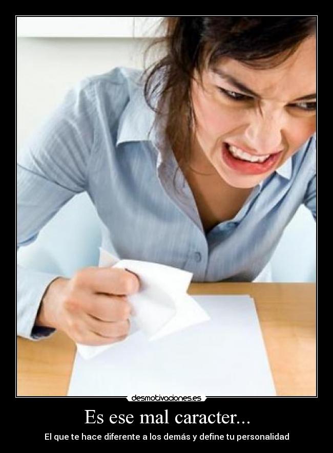 carteles caracter caracter desmotivaciones