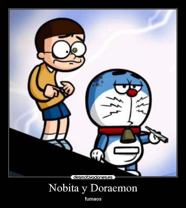 Nobita y Doraemon - fumaos