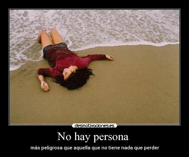 No hay persona  - 