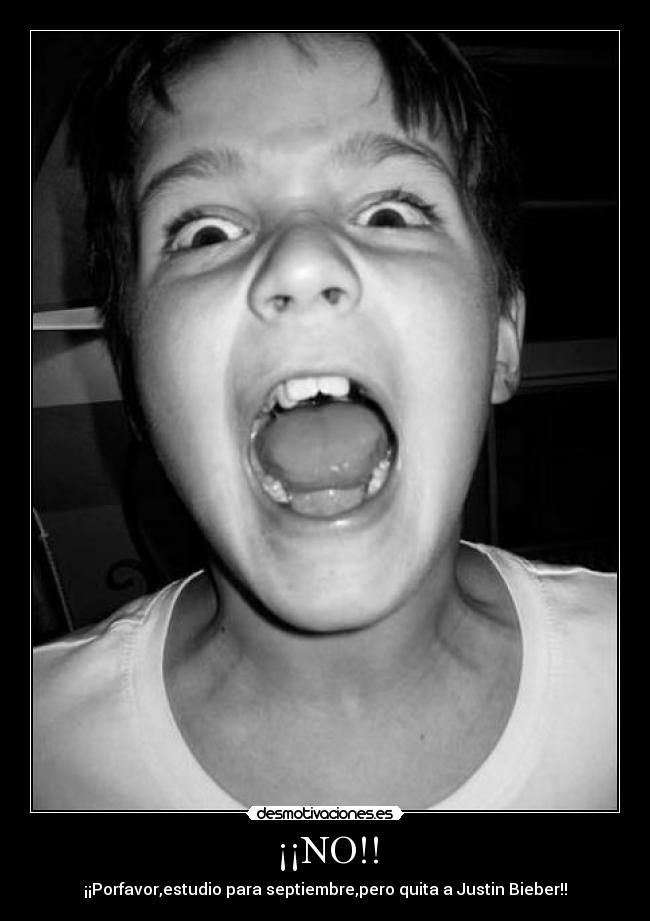 ¡¡NO!! -