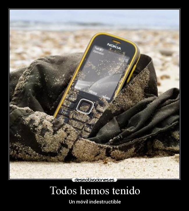 carteles telefono movil irrompible desmotivaciones