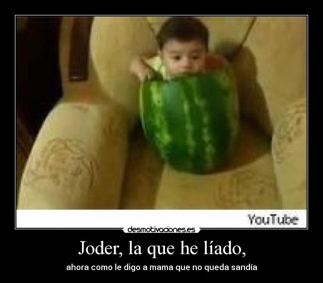 Joder, la que he líado, - 