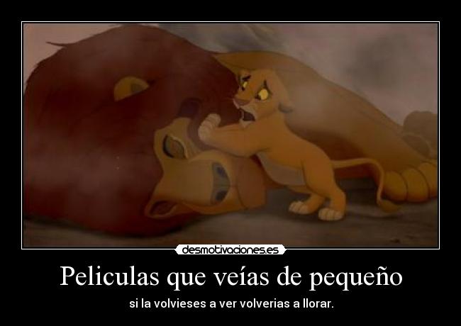 Peliculas que veías de pequeño - 