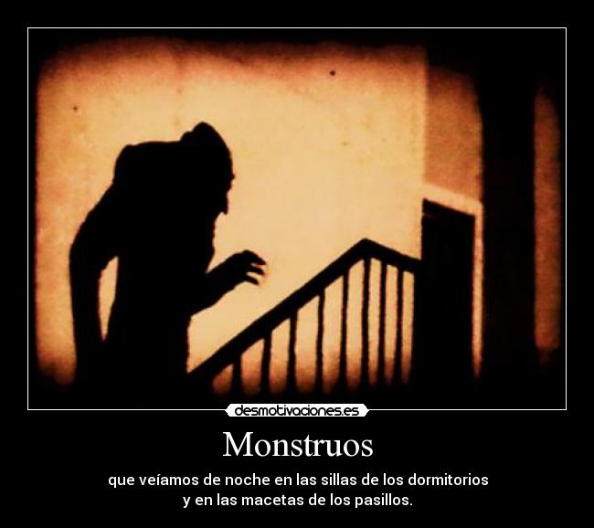 carteles monstruos desmotivaciones
