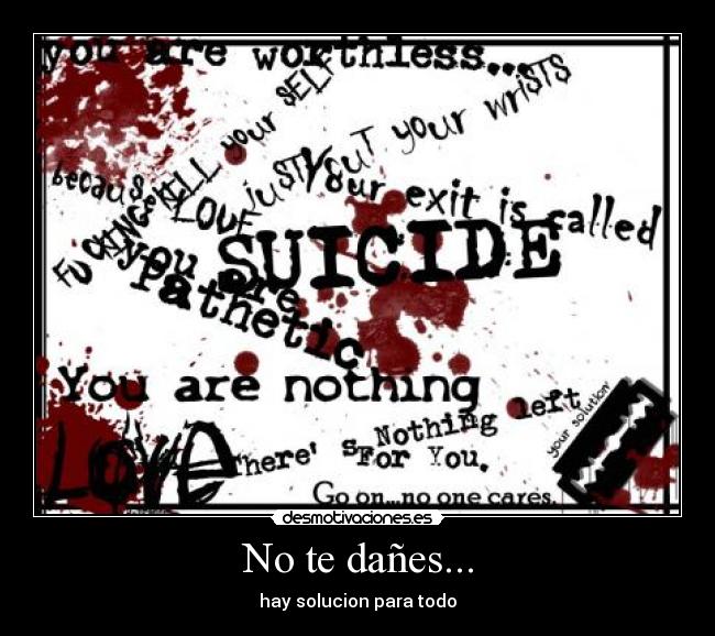 No te dañes... - hay solucion para todo