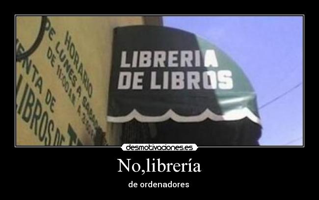 No,librería - de ordenadores 