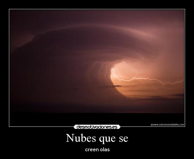 Nubes que se -