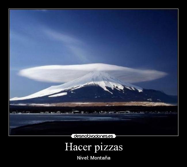 Hacer pizzas - Nivel: Montaña