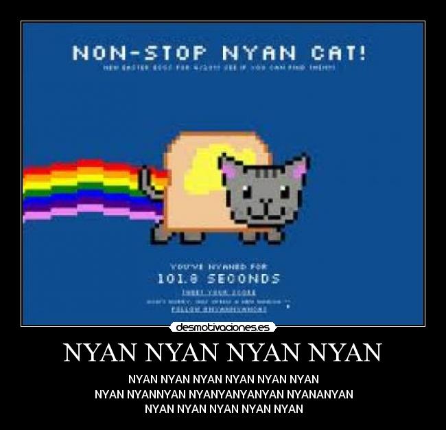 carteles nyan desmotivaciones