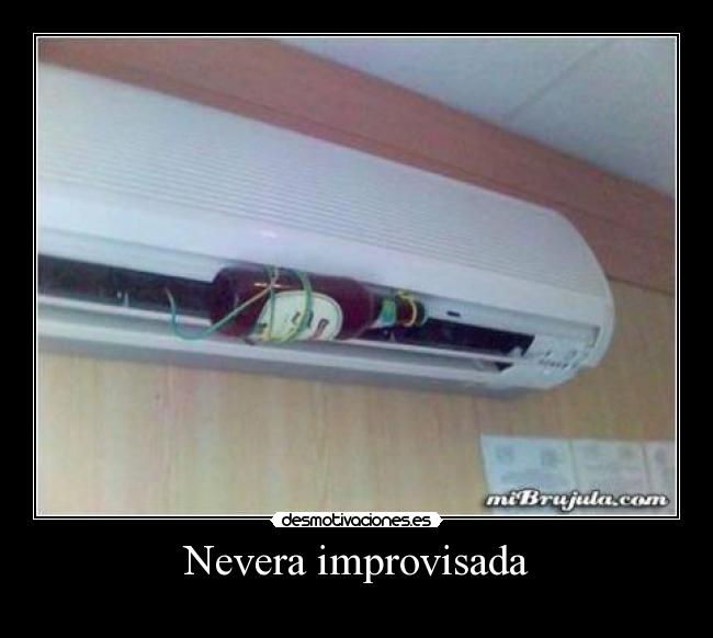 Nevera improvisada - 