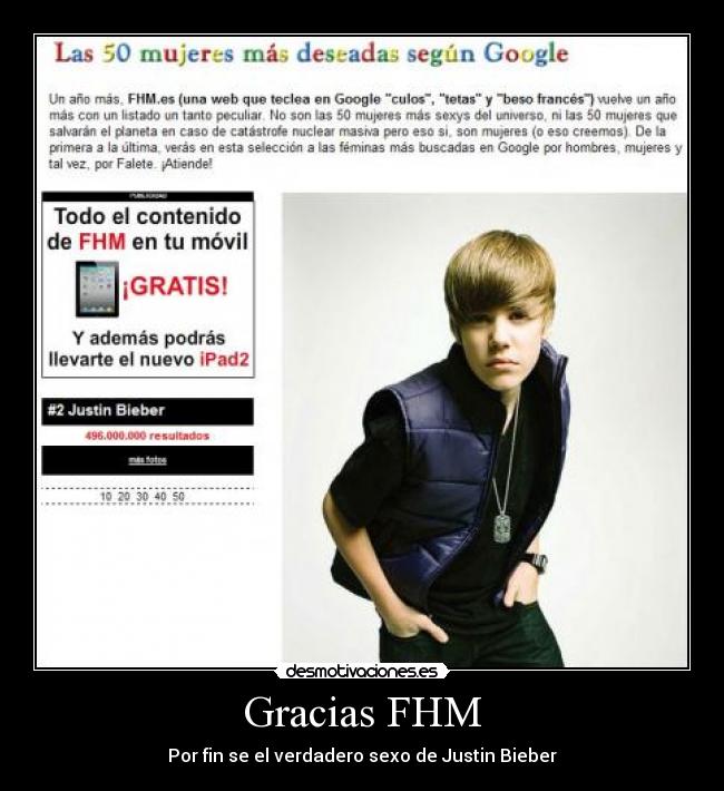 Gracias FHM -