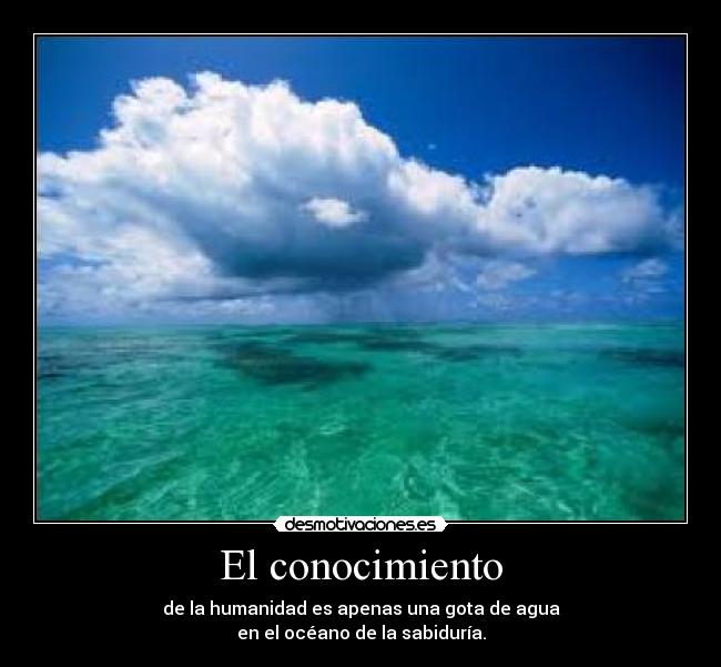 El conocimiento -