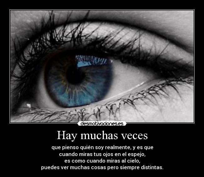 Hay muchas veces - 