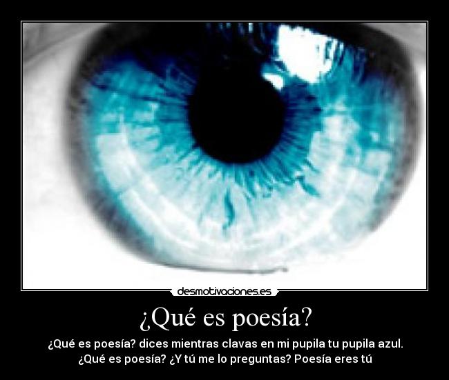 ¿Qué es poesía? - 