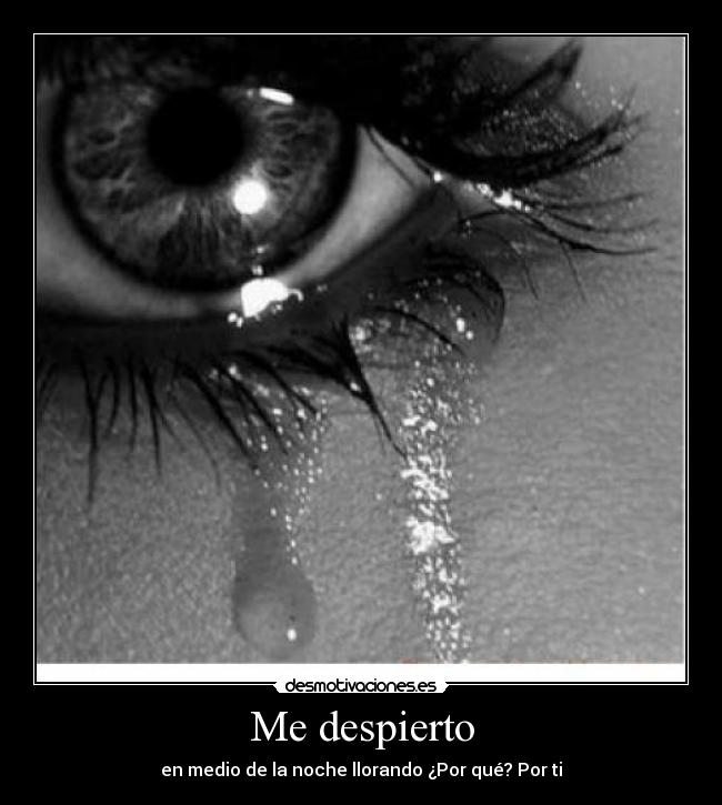 Me despierto -