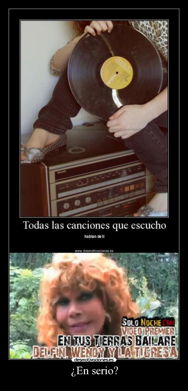 ¿En serio? -