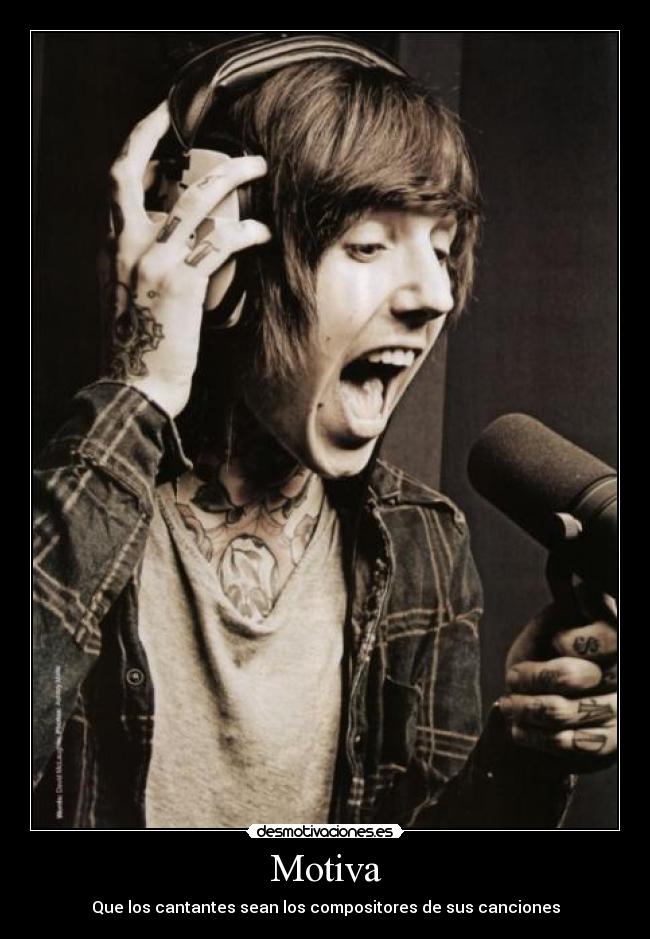 carteles canciones cantantes compositores desmotivaciones