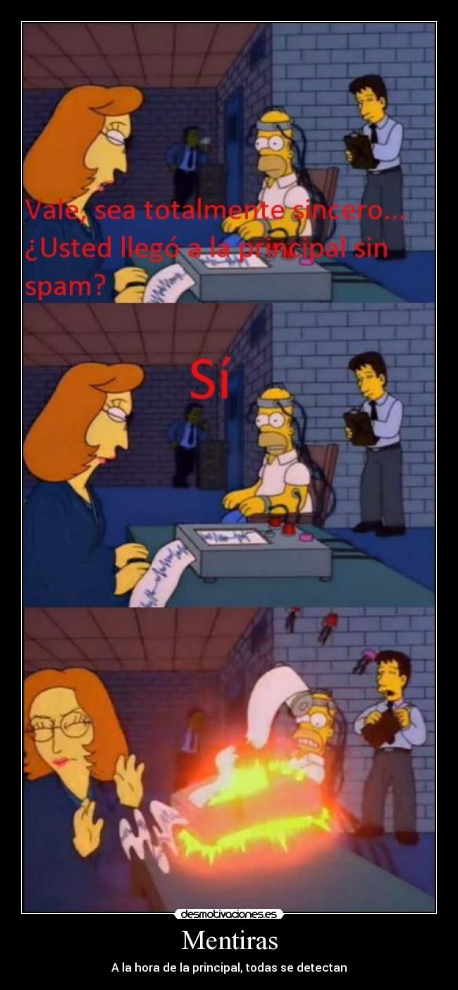 Mentiras - A la hora de la principal, todas se detectan