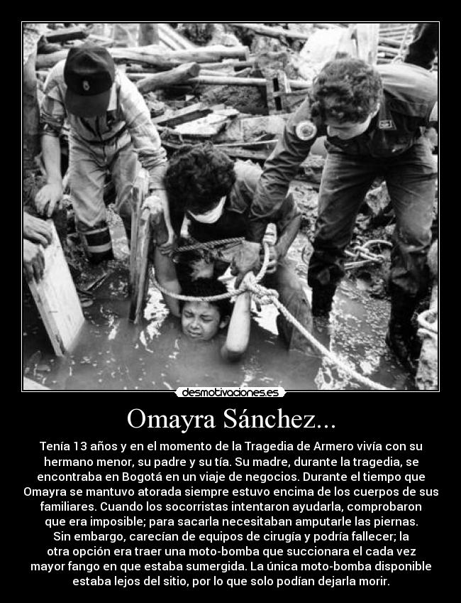 Omayra Sánchez... | Desmotivaciones