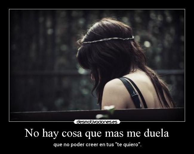 No hay cosa que mas me duela - 