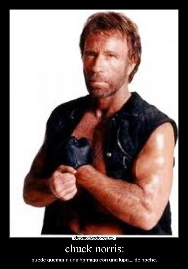 chuck norris: - 