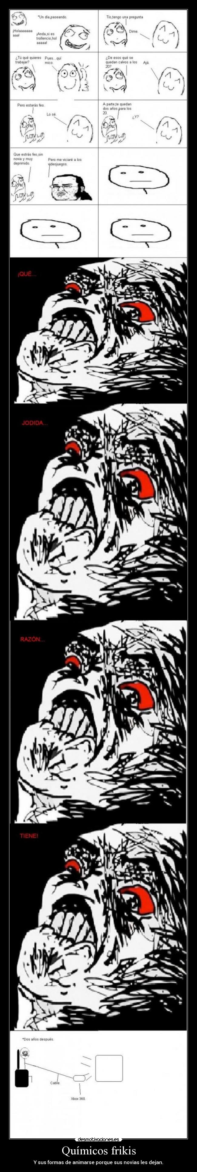 carteles razon gusta friki quimico calvo novia animarse desmotivaciones