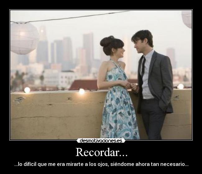 Recordar... -
