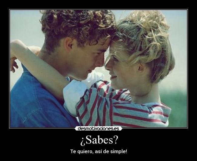 ¿Sabes? - 